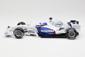 BMW Sauber F1.06 #17 J. Villeneuve Launch Version 2006 Minichamps 1:18 80430413184 Metalli — kuva 3 / 6