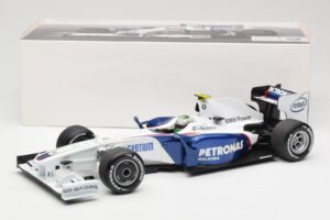 BMW Sauber F1.09 #6 N. Heidfeld Launch Version 2009 Minichamps 1:18 80432154856 Metalli — kuva 7 / 7
