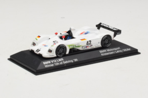 BMW V12 LMR #42 T. Kristensen / J.J. Lehto / J. Muller 24 Hours of Le Mans 1999 Minichamps 1:43 80429418137 Metalli — kuva 2 / 5