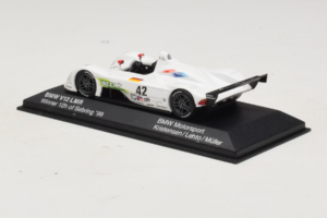 BMW V12 LMR #42 T. Kristensen / J.J. Lehto / J. Muller 24 Hours of Le Mans 1999 Minichamps 1:43 80429418137 Metalli — kuva 3 / 5