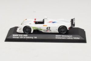 BMW V12 LMR #42 T. Kristensen / J.J. Lehto / J. Muller 24 Hours of Le Mans 1999 Minichamps 1:43 80429418137 Metalli