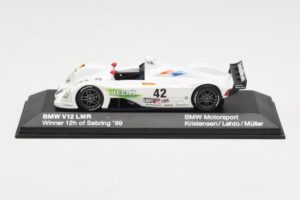 BMW V12 LMR LMP1 #42 J. Müller / J. Lehto 24 Hours of Le Mans 2000 Minichamps 1:43 80420018215 Metalli
