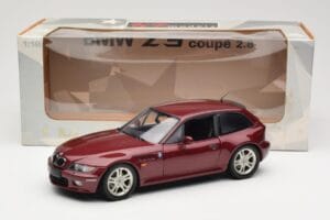 BMW Z3 Coupe 2.8 Red Metallic UT Models 1:18 20423 Metalli — kuva 8 / 8
