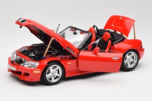 BMW Z3 E36/7 Roadster Punainen Bburago 1:18 3349 Metalli — kuva 2 / 8