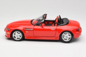 BMW Z3 E36/7 Roadster Punainen Bburago 1:18 3349 Metalli — kuva 4 / 8