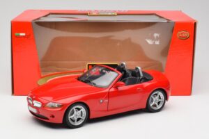 BMW Z4 E85 Roadster Punainen Bburago 1:18 34046 Metalli — kuva 8 / 8