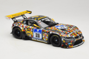 BMW Z4 GT3 #28 Team Walkenhorst J. Stuck / Sandritter ADAC 24 Hours Nurburgring 2014 Minichamps 1:18 151142328 Metalli — kuva 4 / 6