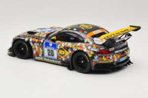 BMW Z4 GT3 #28 Team Walkenhorst J. Stuck / Sandritter ADAC 24 Hours Nurburgring 2014 Minichamps 1:18 151142328 Metalli — kuva 5 / 6
