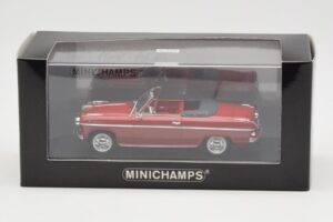 Borgward Isabella Avoauto Punainen Minichamps 1:43 400096060 Metalli — kuva 4 / 4