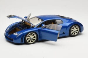 Bugatti EB 18.3 Chiron Sininen AUTOart 1:18 70911 Metalli — kuva 2 / 8