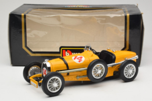 Bugatti Type 59 #14 Grand Prix Oranssi Bburago 1:18 3012 Metalli — kuva 6 / 6