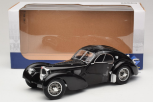 Bugatti Type 57 SC Atlantic Musta Solido 1:18 S1802101 Metalli — kuva 6 / 6