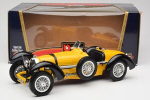 Bugatti Type 59 Keltainen Bburago 1:18 3005 Metalli — kuva 8 / 8