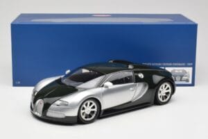 Bugatti Veyron Edition Centenaire Chrome Green Minichamps 1:18 100110852 Metalli — kuva 8 / 8