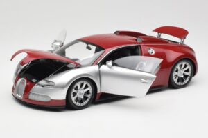 Bugatti Veyron Edition Centenaire Chrome Red Minichamps 1:18 100110851-O Metalli — kuva 2 / 8