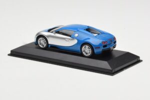 Bugatti Veyron Centenaire Sininen Metallic Hopea Minichamps 1:43 400110850 Metalli — kuva 3 / 4