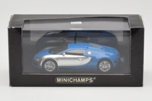 Bugatti Veyron Centenaire Sininen Metallic Hopea Minichamps 1:43 400110850 Metalli — kuva 4 / 4
