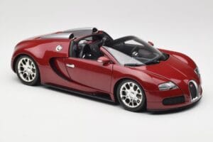Bugatti Veyron Grand Sport Punainen Minichamps 1:18 100110832 Metalli — kuva 7 / 9