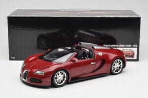 Bugatti Veyron Grand Sport Punainen Minichamps 1:18 100110832 Metalli — kuva 9 / 9