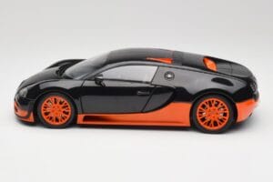 Bugatti Veyron Super Sport World Record Edition Carbon & Orange Minichamps 1:18 100110840 Metalli — kuva 4 / 8