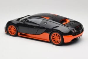Bugatti Veyron Super Sport World Record Edition Carbon & Orange Minichamps 1:18 100110840 Metalli — kuva 7 / 8