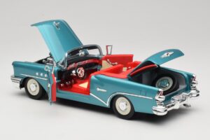 Buick Century Avoauto Sininen Mira 1:18 6134 Metalli — kuva 5 / 8