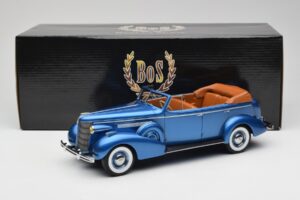 Buick Roadmaster 80-C Four Door Phaeton Blue Metallic BoS Models 1:18 BOS372 Hartsi — kuva 6 / 6
