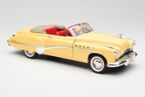 Buick Roadmaster Chrome Yellow Motormax 1:18 23124646-M17 Metalli — kuva 6 / 8