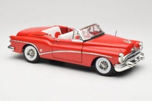 Buick Skylark Avoauto Punainen Motormax 1:18 73129 Metalli — kuva 6 / 8