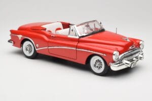 Buick Skylark Punainen Motormax 1:18 411393-M1 Metalli — kuva 6 / 8