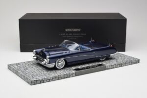 Buick Wildcat I Concept Tummansininen Minichamps 1:18 107141331 Metalli — kuva 6 / 6