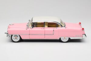Cadillac Fleetwood Elvis Presley Vaaleanpunainen MRC 1:18 LIC1000 Metalli — kuva 4 / 8
