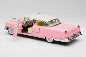 Cadillac Fleetwood Elvis Presley Vaaleanpunainen MRC 1:18 LIC1000 Metalli — kuva 5 / 8