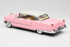 Cadillac Fleetwood Elvis Presley Vaaleanpunainen MRC 1:18 LIC1000 Metalli — kuva 7 / 8