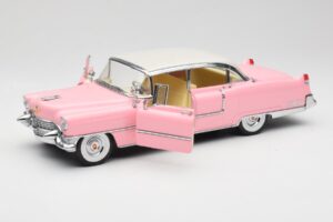 Cadillac Fleetwood Elvis Presley Vaaleanpunainen MRC 1:18 LIC1000 Metalli — kuva 2 / 8