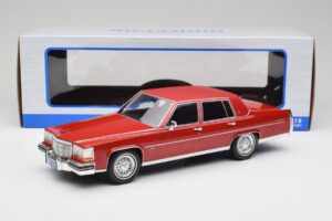 Cadillac Fleetwood Brougham Tummanpunainen Metallic MCG 1:18 MCG18251 Metalli — kuva 6 / 6