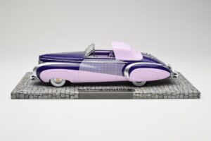 Cadillac Series 62 Avoauto Vaaleanpunainen Minichamps 1:18 107148460 Metalli