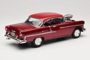 Chevrolet Bel Air Punainen Motormax 1:18 73100TC-M1 Metalli — kuva 3 / 8