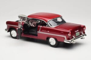 Chevrolet Bel Air Punainen Motormax 1:18 73100TC-M1 Metalli — kuva 5 / 8