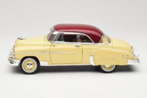 Chevrolet Bel Air Keltainen & Punainen Motormax 1:18 73111 Metalli — kuva 4 / 8