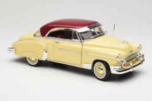 Chevrolet Bel Air Keltainen & Punainen Motormax 1:18 73111 Metalli — kuva 6 / 8