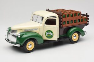 Chevrolet Brasseur Perrier Delivery Van Vihreä Solido 1:18 203243 Metalli — kuva 2 / 8