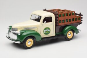 Chevrolet Brasseur Perrier Delivery Van Vihreä Solido 1:18 203243 Metalli