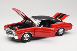 Chevrolet Chevelle SS 454 Punainen Maisto 1:18 531892 Metalli — kuva 2 / 8