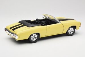Chevrolet Chevelle SS 454 Keltainen Maisto 1:18 531890 Metalli — kuva 3 / 8