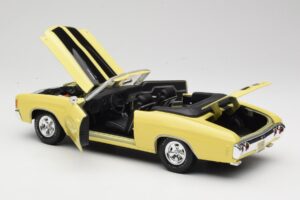 Chevrolet Chevelle SS 454 Keltainen Maisto 1:18 531890 Metalli — kuva 5 / 8