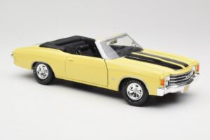 Chevrolet Chevelle SS 454 Keltainen Maisto 1:18 531890 Metalli — kuva 6 / 8