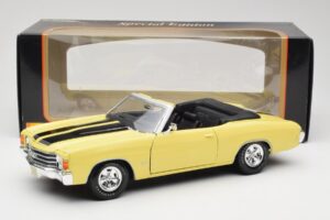 Chevrolet Chevelle SS 454 Keltainen Maisto 1:18 531890 Metalli — kuva 8 / 8