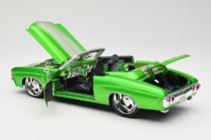 Chevrolet Chevelle SS Avoauto Vihreä Maisto 1:18 31099 Metalli — kuva 5 / 8