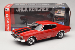 Chevrolet Chevelle SS Punainen Jack Reacher Auto World 1:18 AWSS109/06 Metalli — kuva 8 / 8